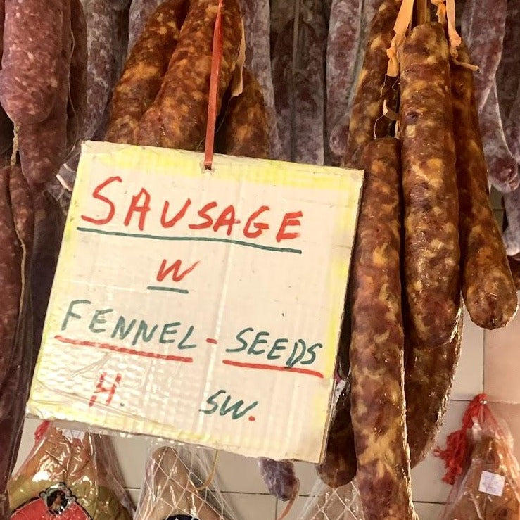 Dry Sausage with Fennel Seeds (Hot)