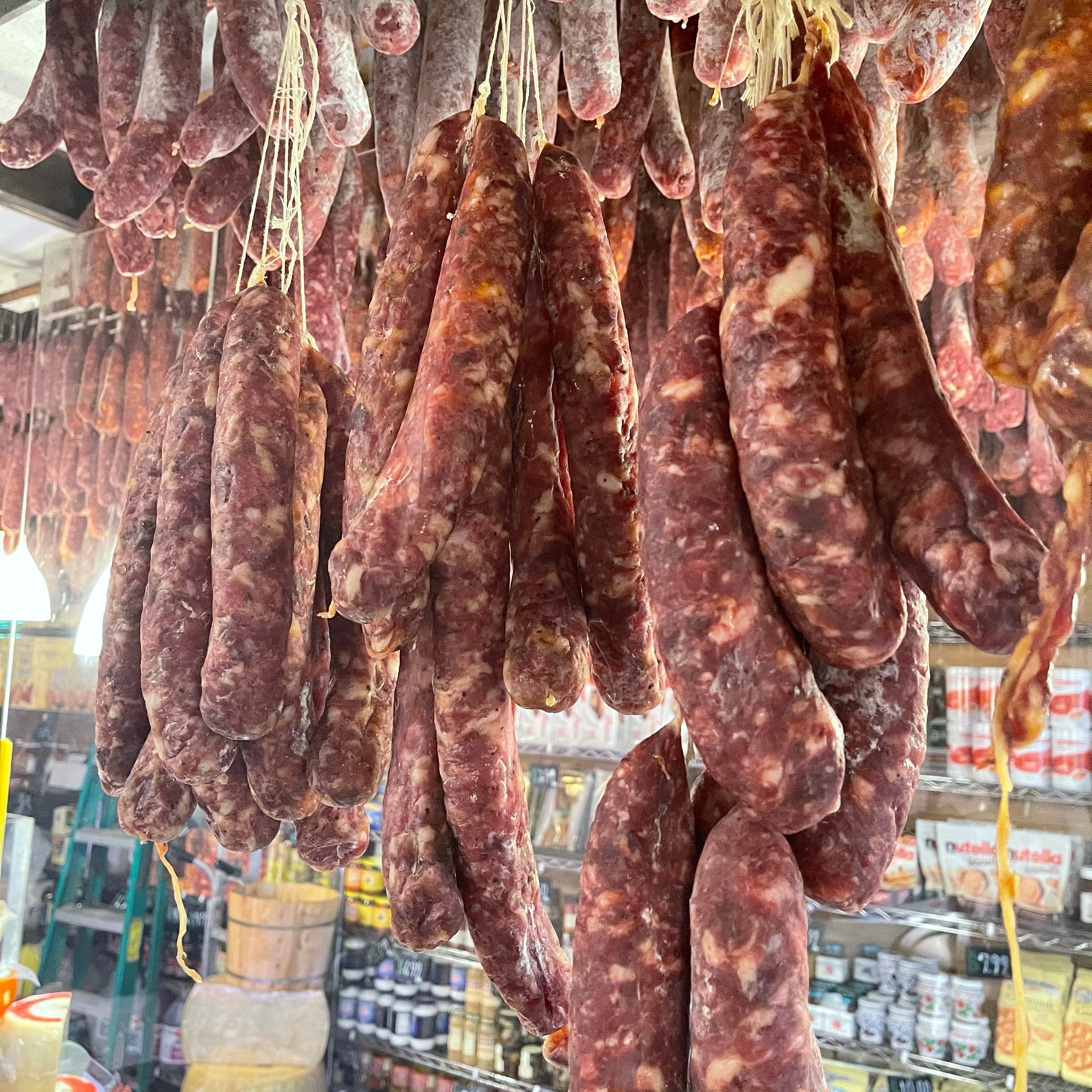 Dry sausage on sale