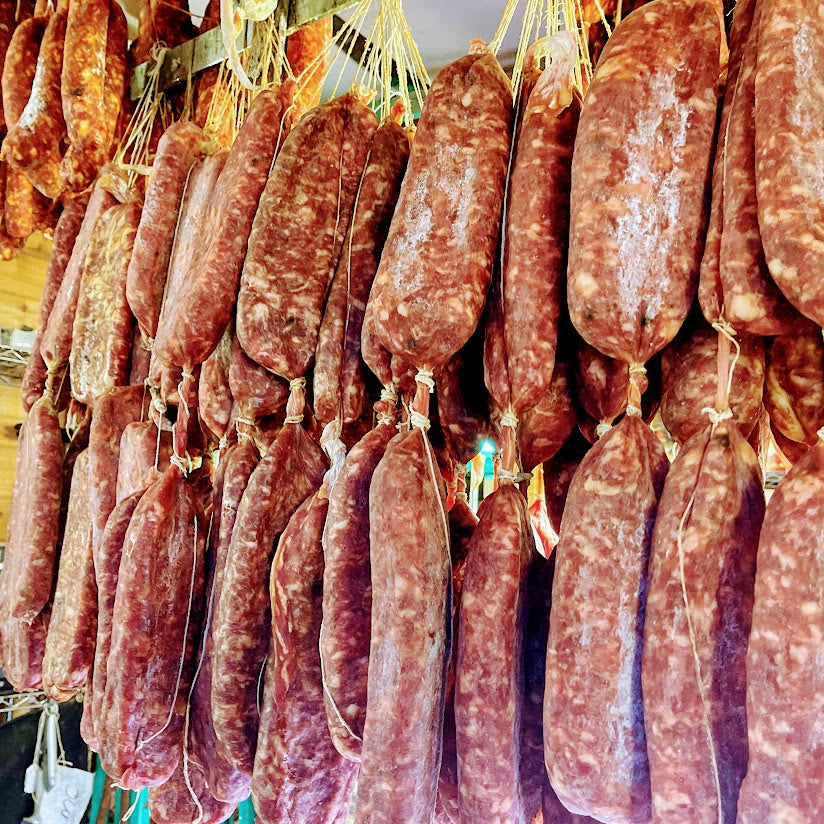 Flat Italian Soppressata (Sweet) Calabria Pork Store